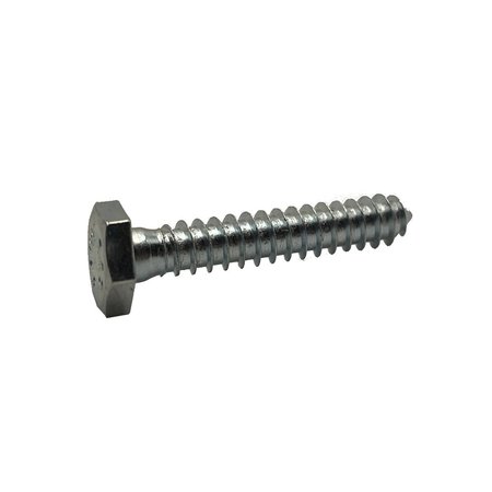 Suburban Bolt And Supply Lag Screw, 5/8 in, 6 in, Zinc Plated Hex Hex Drive A0360400600Z